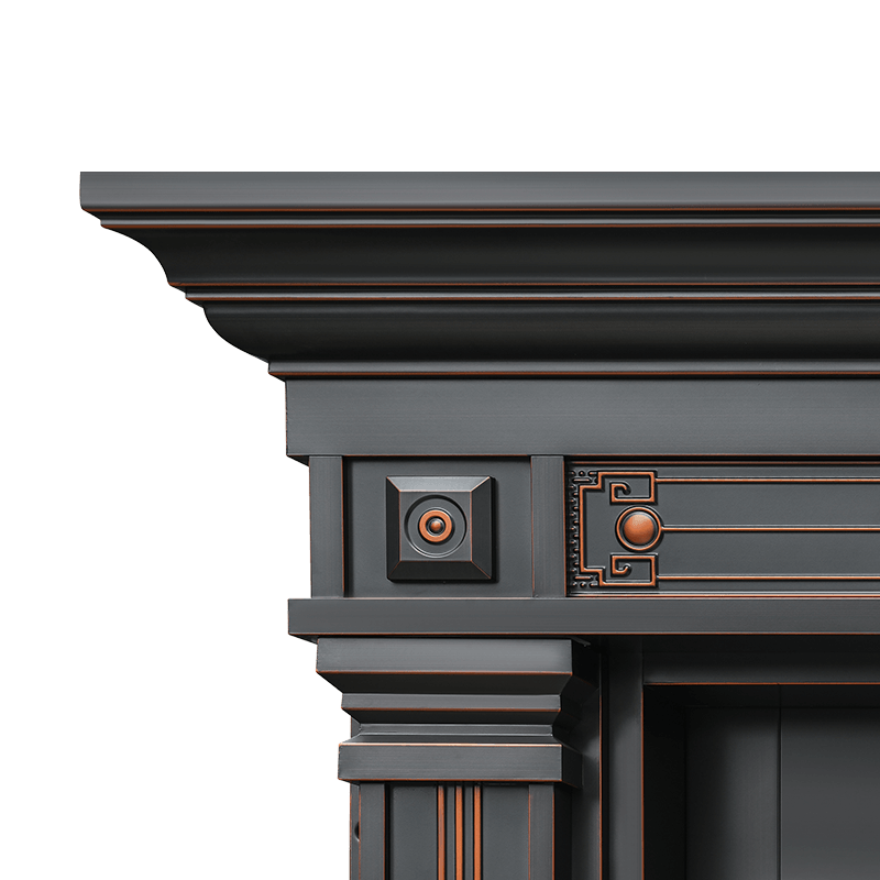 Villa door 27 walls-pro fulu double to 16 pure copper non-standard premium door