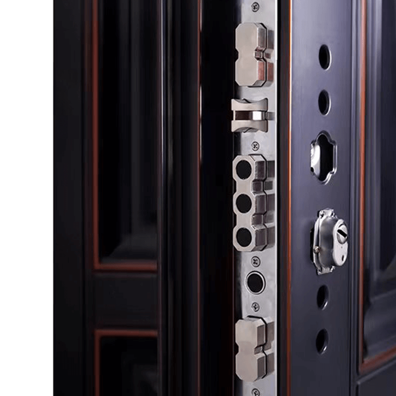 90 three-dimensional frame 220 anjin 22 pure copper non-standard four-panel door