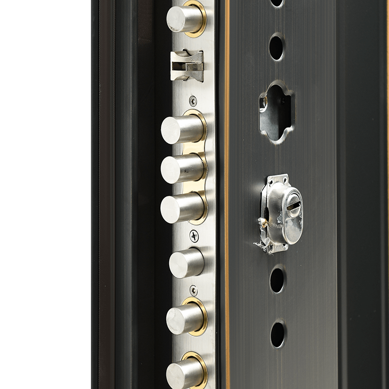 Villa door 27 walls-pro shengshi nianhua (slanted splicing) + tianci 10 pure copper non-standard spliced door