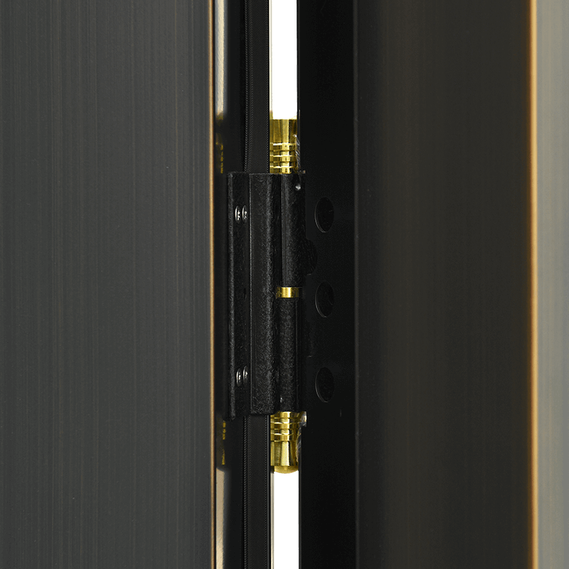 90 three-sided frame 170 steel set door 27 walls-pro shengshi nianhua (oblique splicing) + tianci 10 pure copper non-standard spliced door