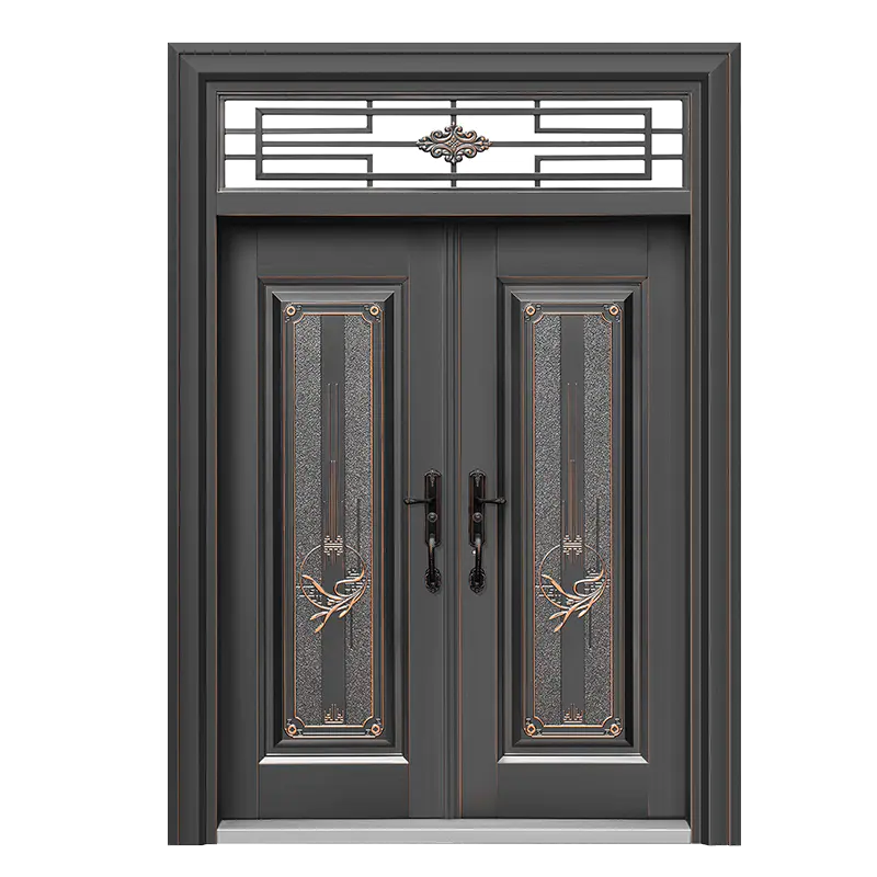 90 three-dimensional frame 170 steel set door 27 walls-pro shengshi fanghua (oblique splicing) + tianci 10 pure copper non-standard spliced door