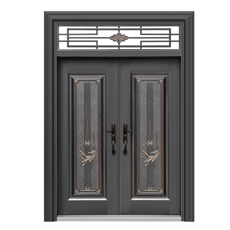 90 three-dimensional frame 170 steel set door 27 walls-pro shengshi fanghua (oblique splicing) + tianci 10 pure copper non-standard spliced door