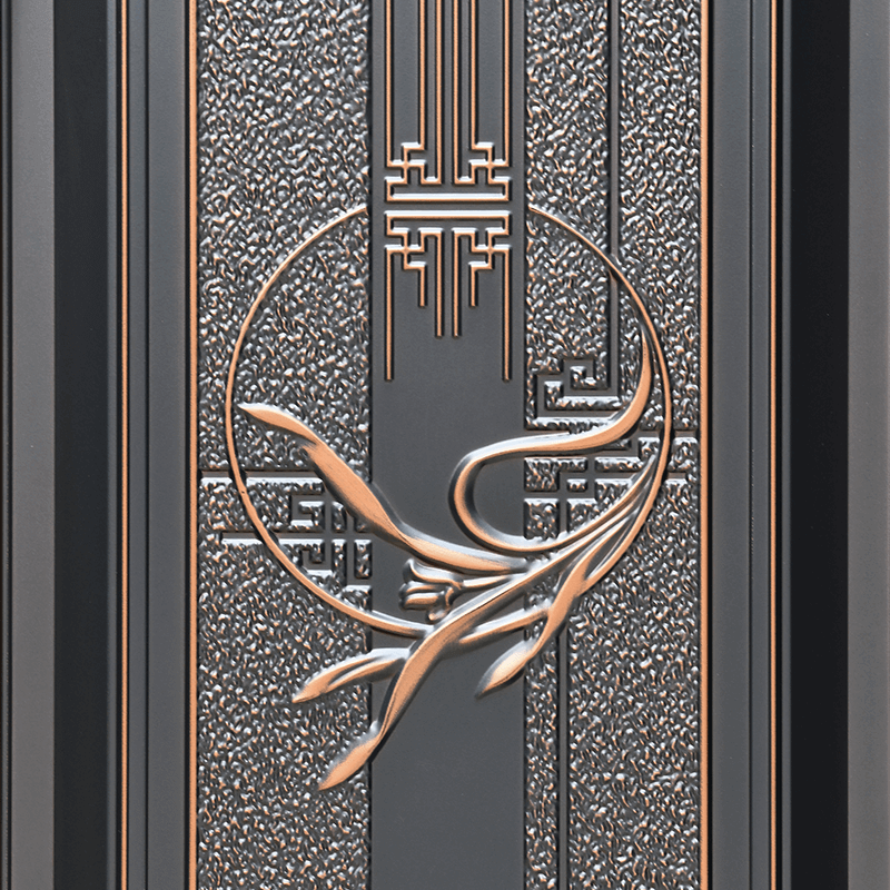90 three-dimensional frame 170 steel set door 27 walls-pro shengshi fanghua (oblique splicing) + tianci 10 pure copper non-standard spliced door