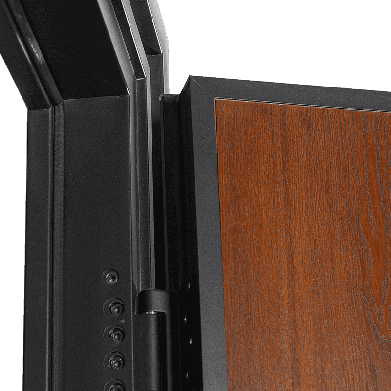 80 return frame-pro steel-aluminum cast aluminum steel-wood armored entry door