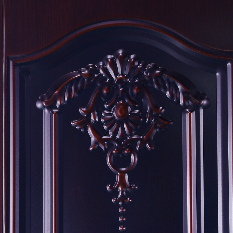 80 triangular flower frame 130 jinhui 16 imitation copper violet classic steel door