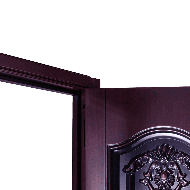 80 triangular flower frame 130 jinhui 16 imitation copper violet classic steel door