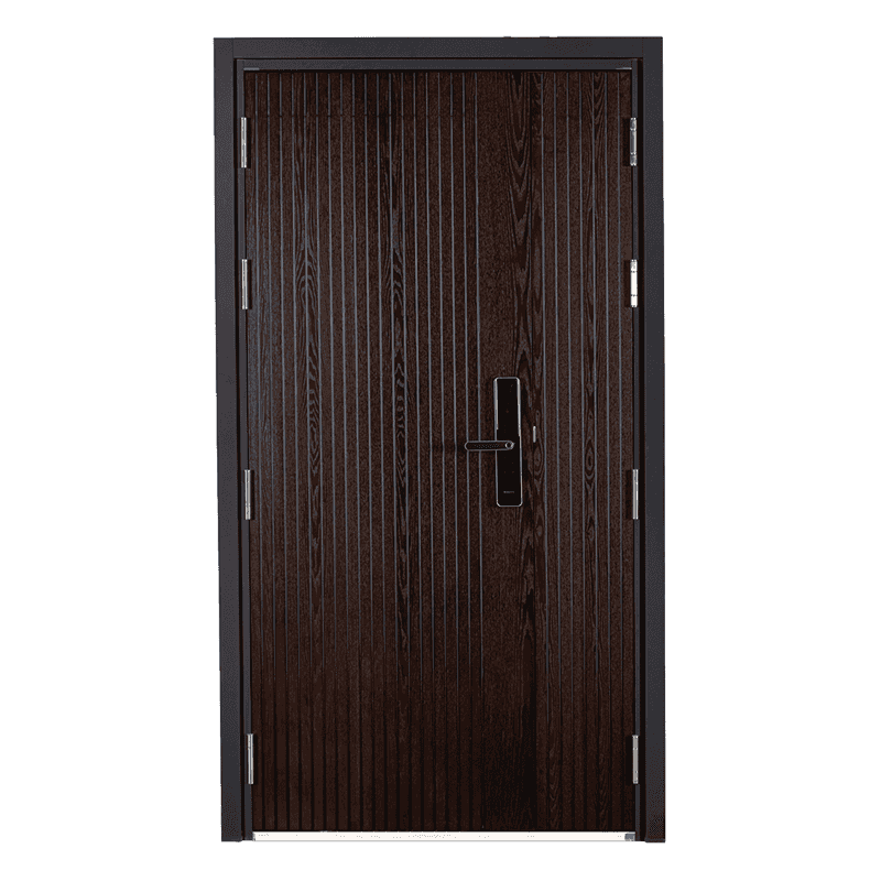 70 lace frame-pro steel-wood vertical grain (no buckle) wood-open steel-wood armored entry door