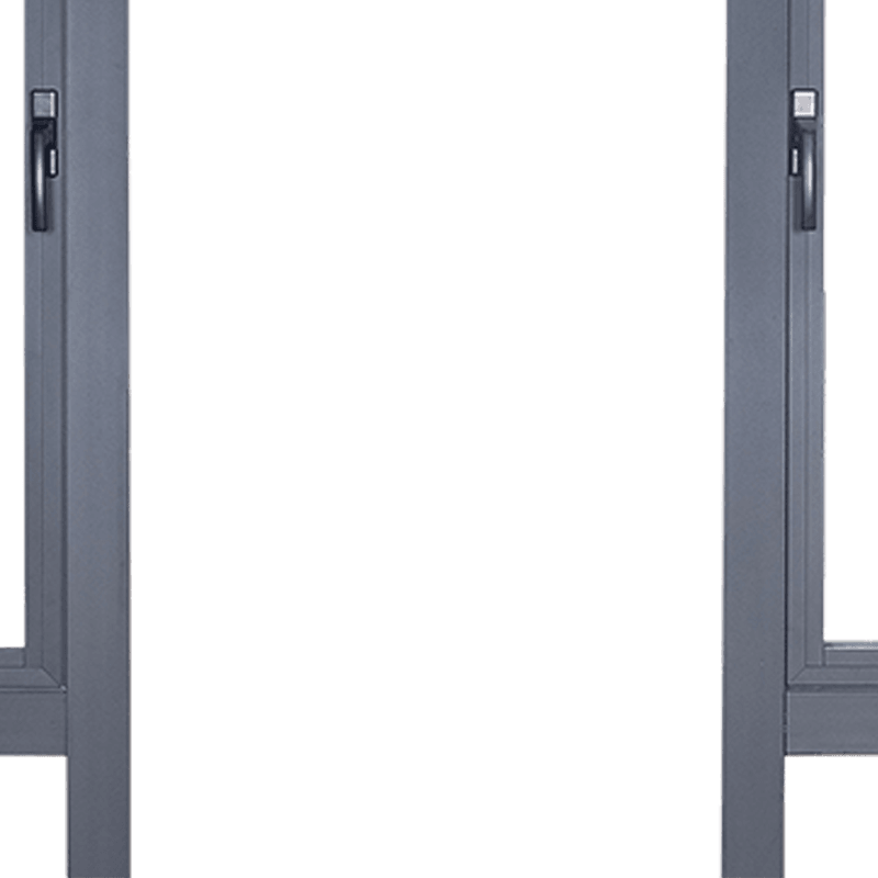 Removable spray-coated thermal break aluminum fireproof window