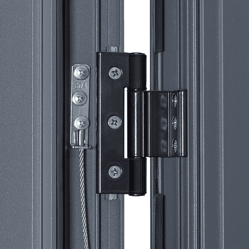 Removable spray-coated thermal break aluminum fireproof window
