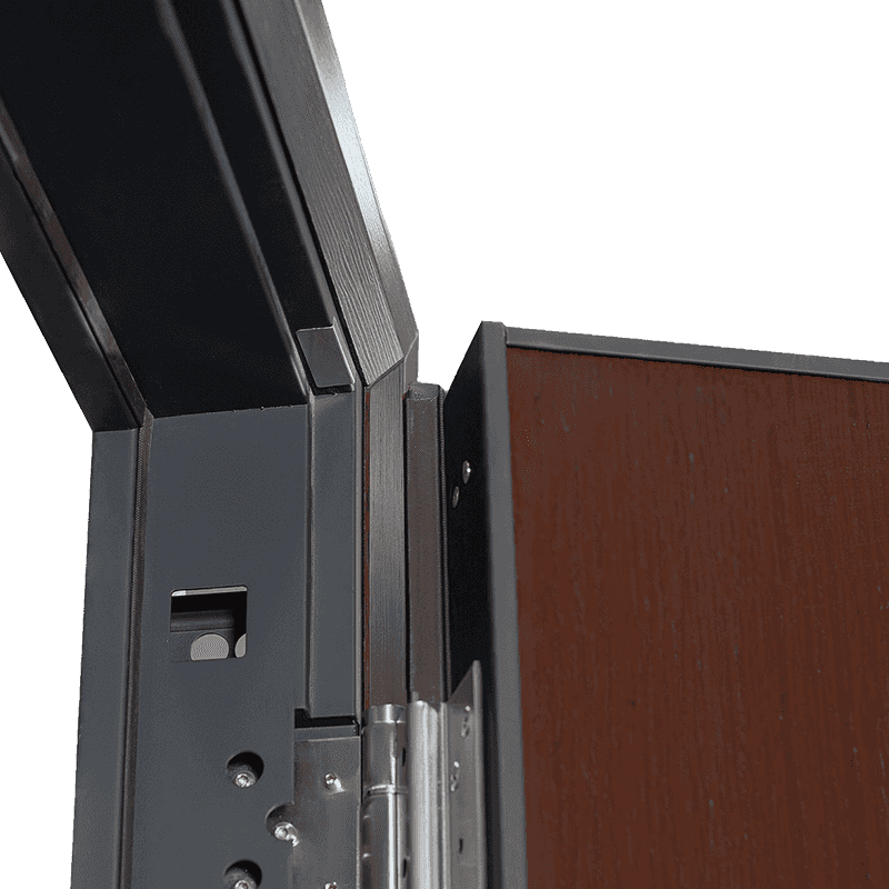 80 lace frame-pro steel-wood sixty-six (buckle) wood-open steel-wood armored entry door