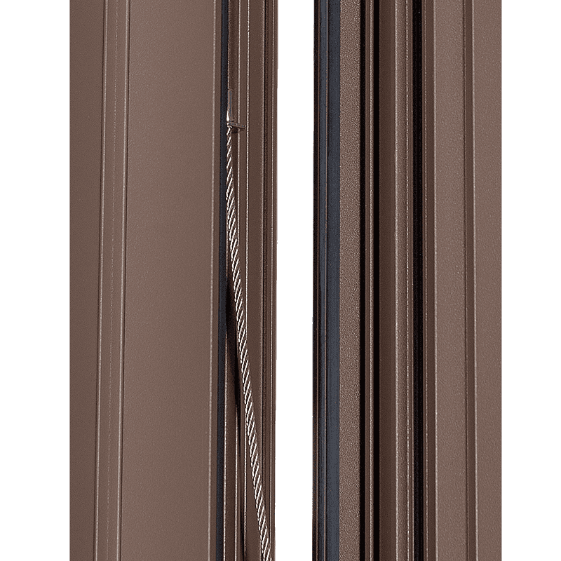 Fixed spray-coated thermal break aluminum fireproof window