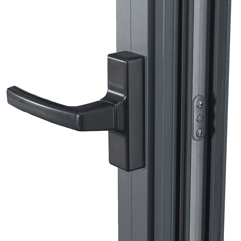 Removable spray-coated thermal break aluminum fireproof window