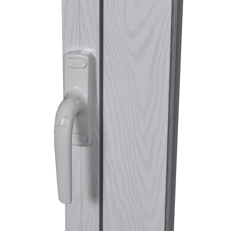 Removable spray-coated thermal break aluminum fireproof window