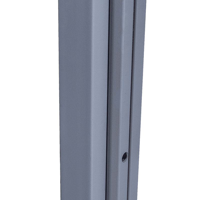 Fixed spray-coated steel fireproof window