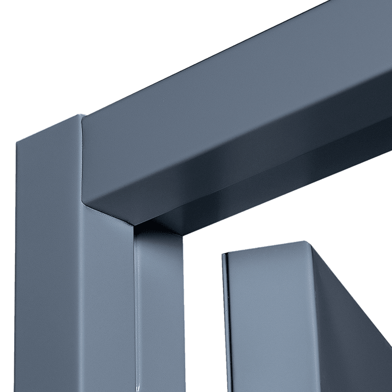 50 square frame flat plate spray steel public area fire door
