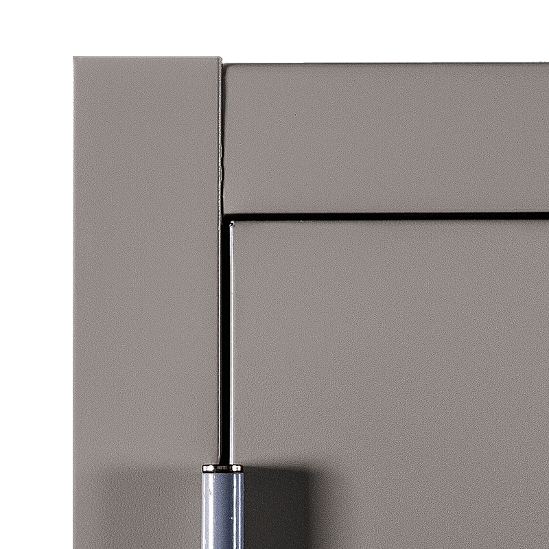 50 square frame flat plate spray steel public area fire door