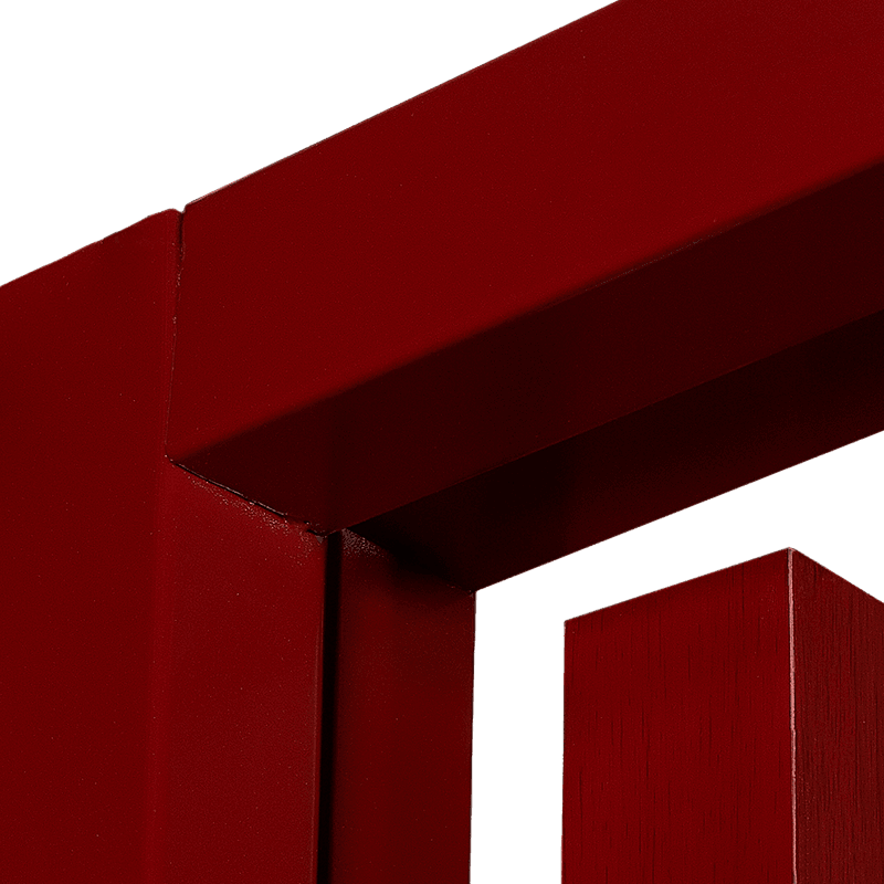 50 steel frame wooden fan flat frame flat paint free board steel and wood composite public area fire door