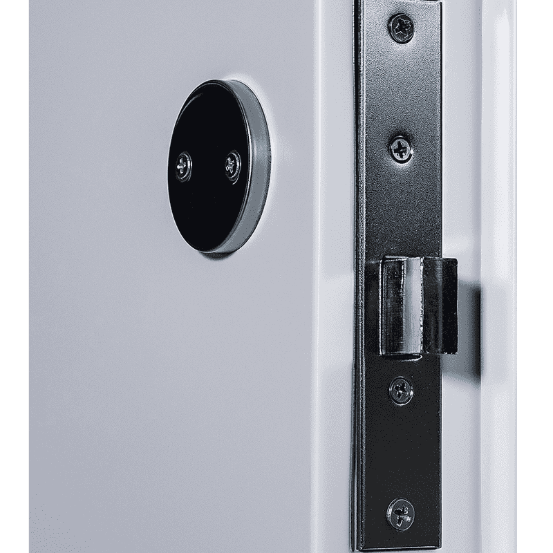 50 square frame flat plate spray steel public area fire door
