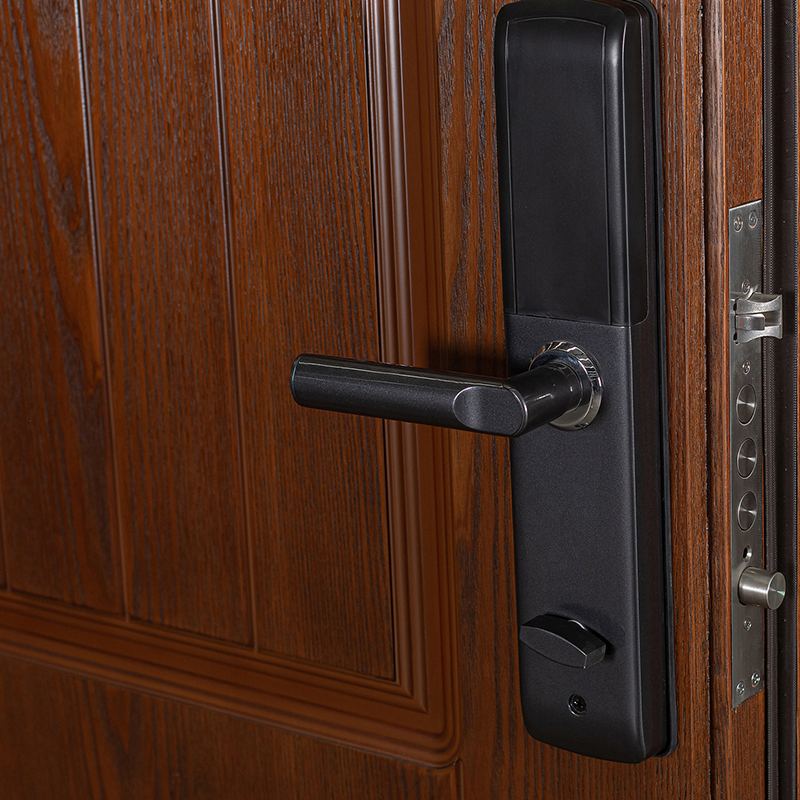 70 lace frame-pro steel-wood sihai (no buckle) wood-open steel-wood armored entry door