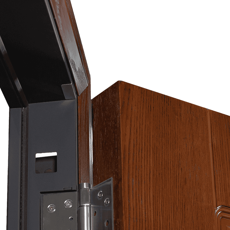 70 lace frame-pro steel-wood sihai (no buckle) wood-open steel-wood armored entry door