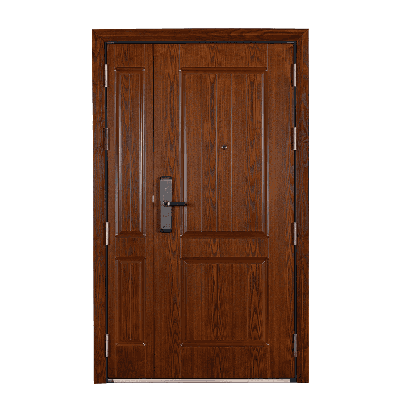 70 lace frame-pro steel-wood sihai (no buckle) wood-open steel-wood armored entry door