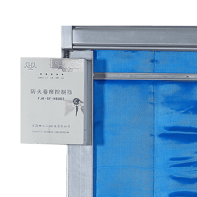 Special grade 3h inorganic fabric fire-resistant rolling shutter door-galvanized angle steel 3mm