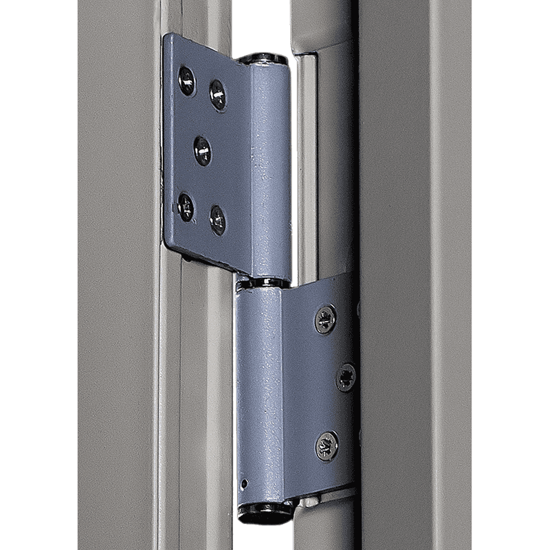 40mm flat frame, spray-coated steel public area fire door