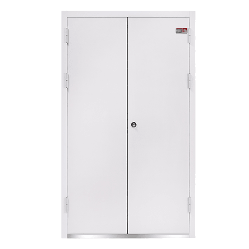 40 steel frame wooden fan flat frame flat paint free board steel and wood composite public area fire door