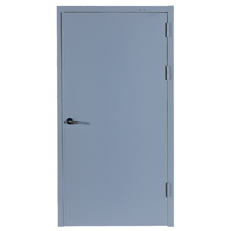 50 square frame flat plate spray steel public area fire door