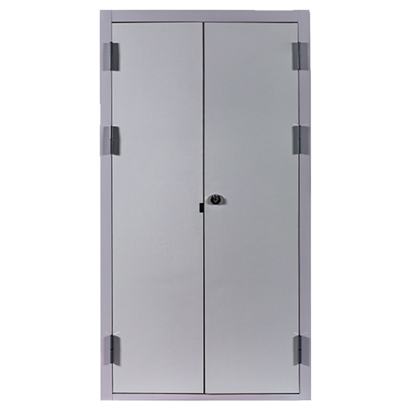 40 steel frame wooden fan flat frame flat paint free board steel and wood composite public area fire door