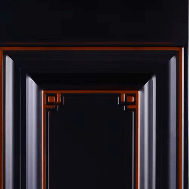 90 three-dimensional frame 220 anjin 22 pure copper non-standard four-panel door